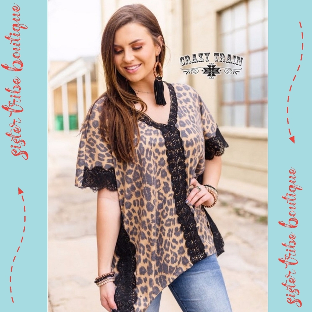 Leopard Shelby Top
